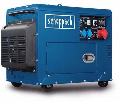 Agregat Generator prądotwórczy Scheppach SG5200D DIESEL 5000W, AVR, 2x 230V, 400V, 12V,